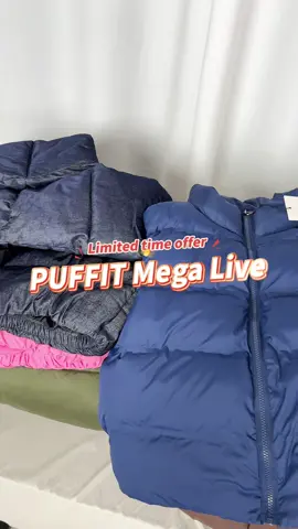 We are on live now🔥🔥🔥Deals are waiting for you! Grab yours today!🛒🛍️#urbanoutlet #outletsale #tiktokblackfridaysale #puffitlive #puffitpuffer 