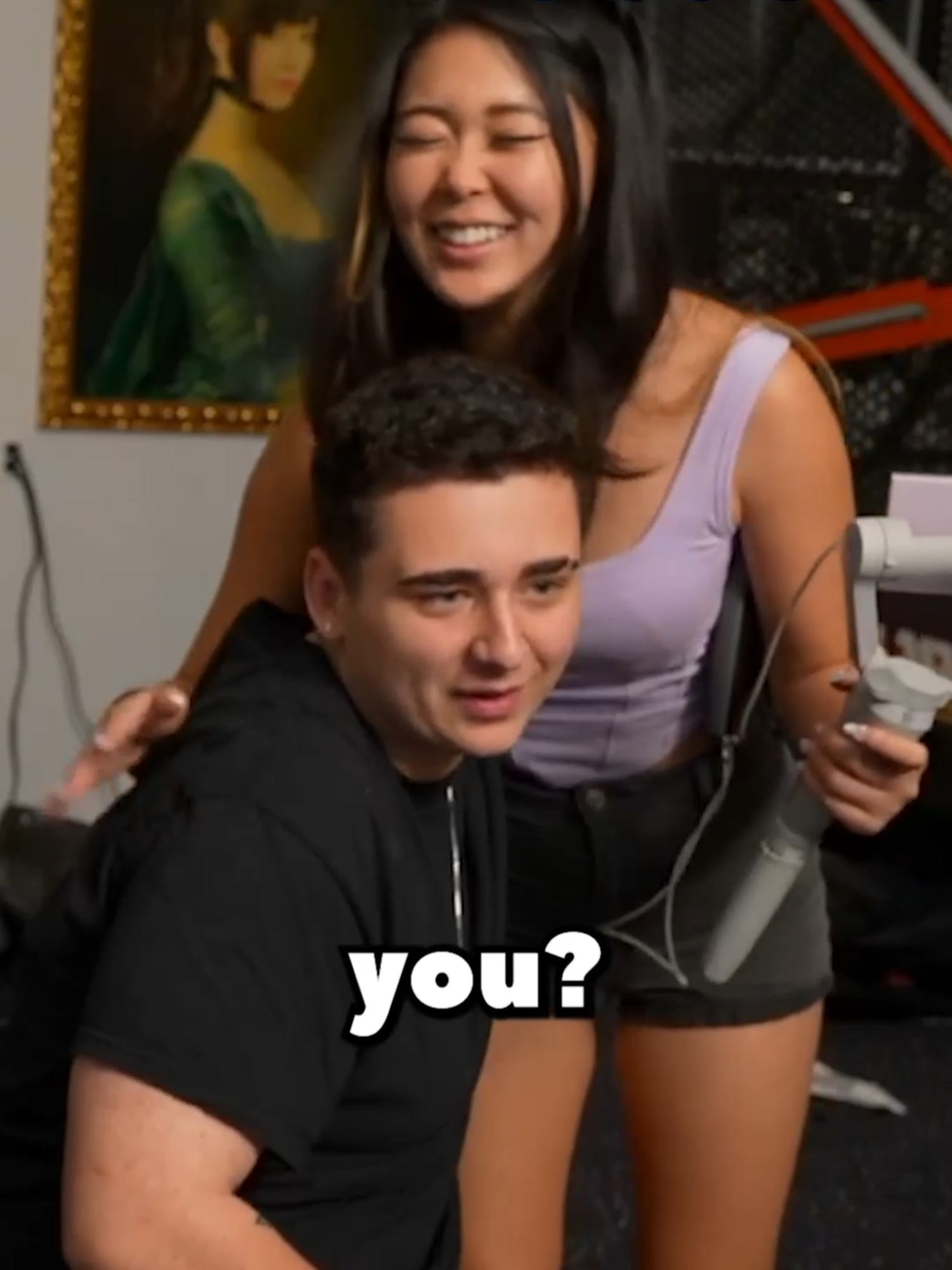 Why Did He Hug Her Like That?? #mizkif #lacy #extraemily #fyp #twitch #streamer #livestream #hug #foryoupagee