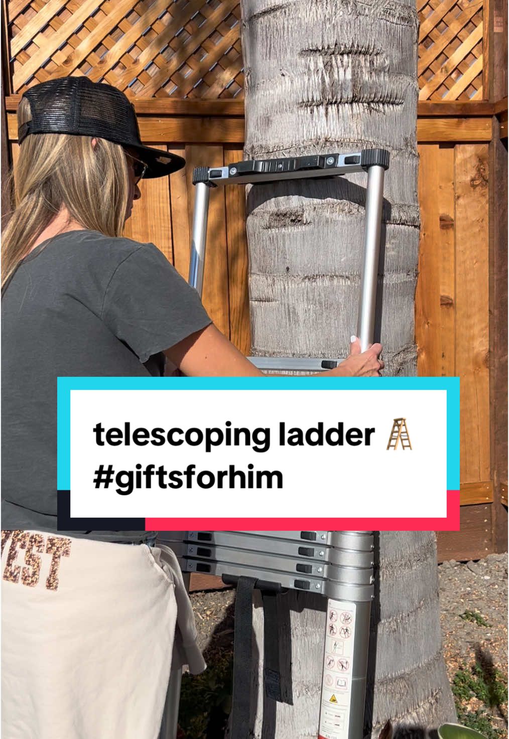 Looking for the perfect gift for him? 🎁 Check out the VEVOR Telescoping Ladder—max 20.3 FT, 419 lbs capacity, lightweight aluminum, and easy one-button retraction! Compact, portable, and built for any job around the house, RV, or loft. 🛠️ #GiftForHim #HomeEssentials #ladder #vevor #telescopingladder #giftsforhim #BlackFriday #tiktokshopblackfriday #tiktokshopcybermonday #tiktokshopholidayhaul #spotlightfinds @Vevor Tools 