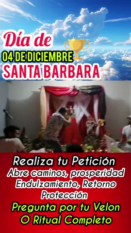 día de Santa Barbara pregunta por tu velon de Petición 