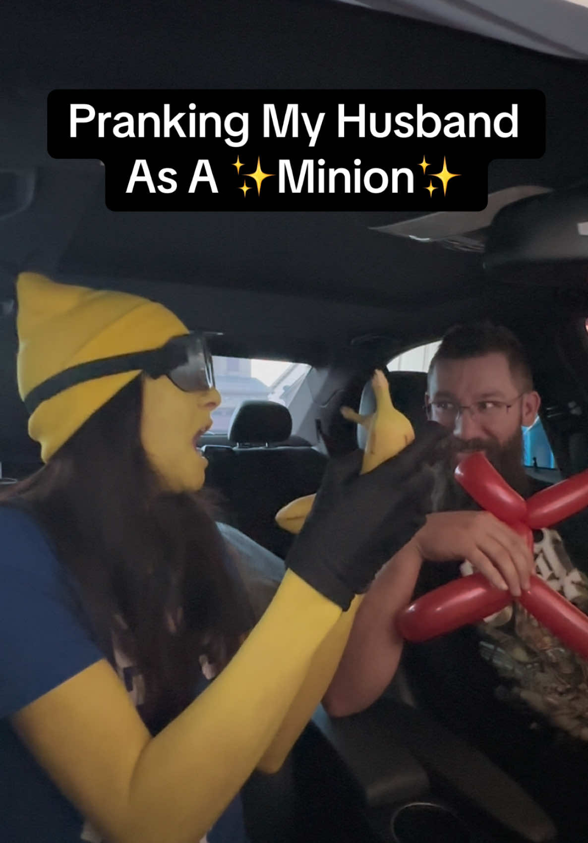 This poor man 😂❤️🔥 #husbandwife #marriedlife #fyp #prank #reaction #fypシ #couplestiktok #relatable #couplegoals #couplecomedy #minions #funnytiktok 