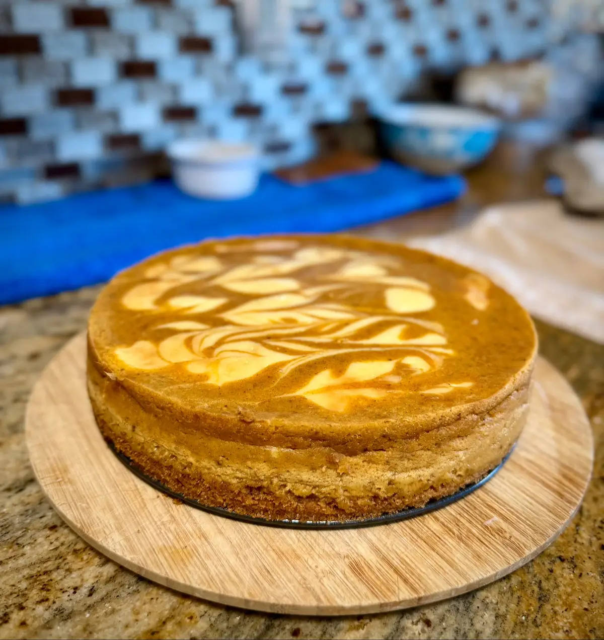 Check out this amazing pumpkin swirl cheesecake for your holiday season!!!! - 9 inch cheesecake. $45!!! #blackfridaydeals #sale #wow #carribeantiktok #guyana🇬🇾 #fyp #usa_tiktok #homemade #baking #holiday #order  