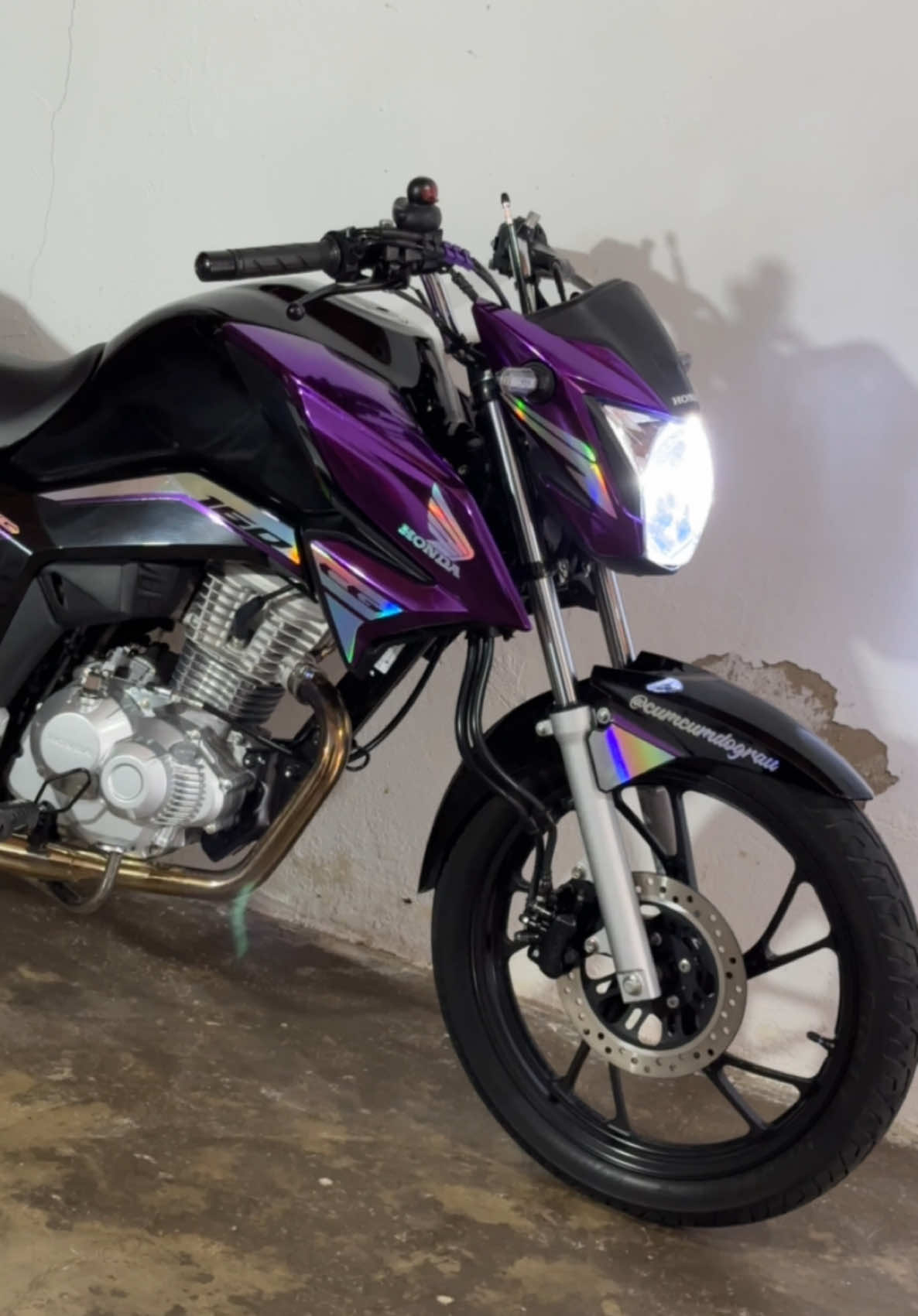 Fan 160💜😈 #fan160 #titan160 #start160 #fyp #honda 