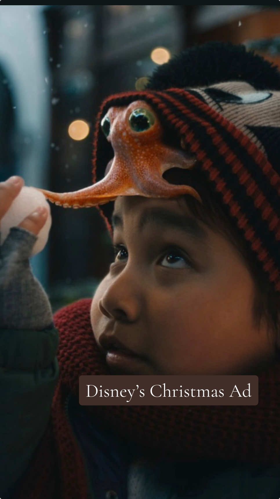 @Disney’s Christmas advert shows an emotional friendship between a boy and an octopus 🐙 Comment your thoughts on the holiday film #christmasmarketing #holidaymarketing #becauseofmarketing #christmas #disney #disneychristmas #disneychristmasadvert