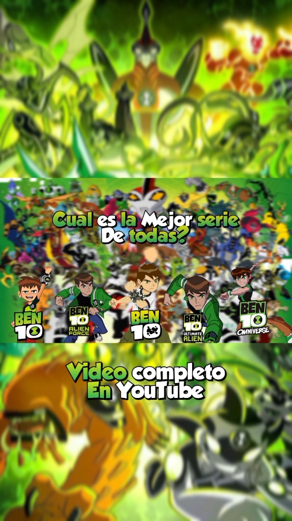 Cual es la mejor serie de ben 10? #ben10 #ben10omniverse #fyp #omnitrix #facuomniverse #cartoonnetwork 