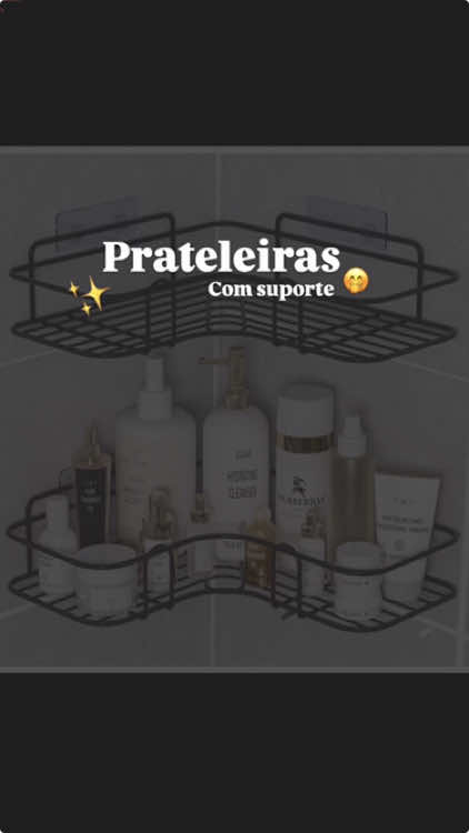 😱Quer o link? Comenta Quero! 🔥Kit 2 prateleiras. Curte❤️ 🚨Outras formas de encontrar o link: ✅No direct #utilidadepublica #utensilios #casa #prateleiras #shopee 