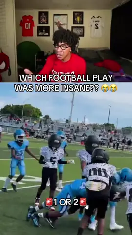 The second play might be a little crazier 😭😭 #foryou #xyzabc #football #footballtiktok #nfl #highschoolfootball #anklebreaker #juke #igotthis #suuprreme 