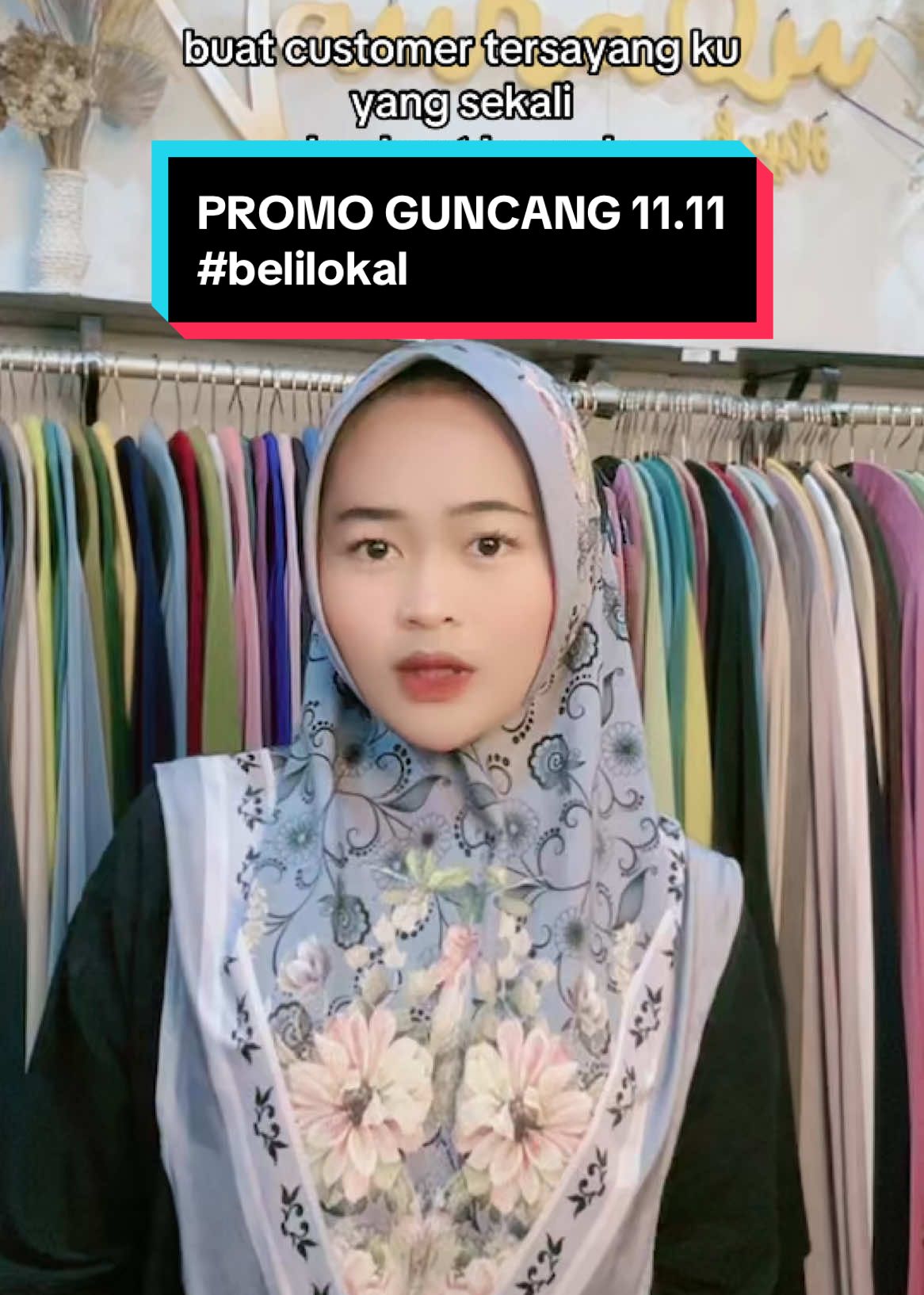 Aww costumer tersayangkuu🫵🏻😣🫶🏻 #fyp #promoguncang11111 #hijabinstan #belilokal #premiumquality #WIBGAJIAN #flashsale #promoguncang1111🥳🥳🥳 #waktuindonesiabelanja 