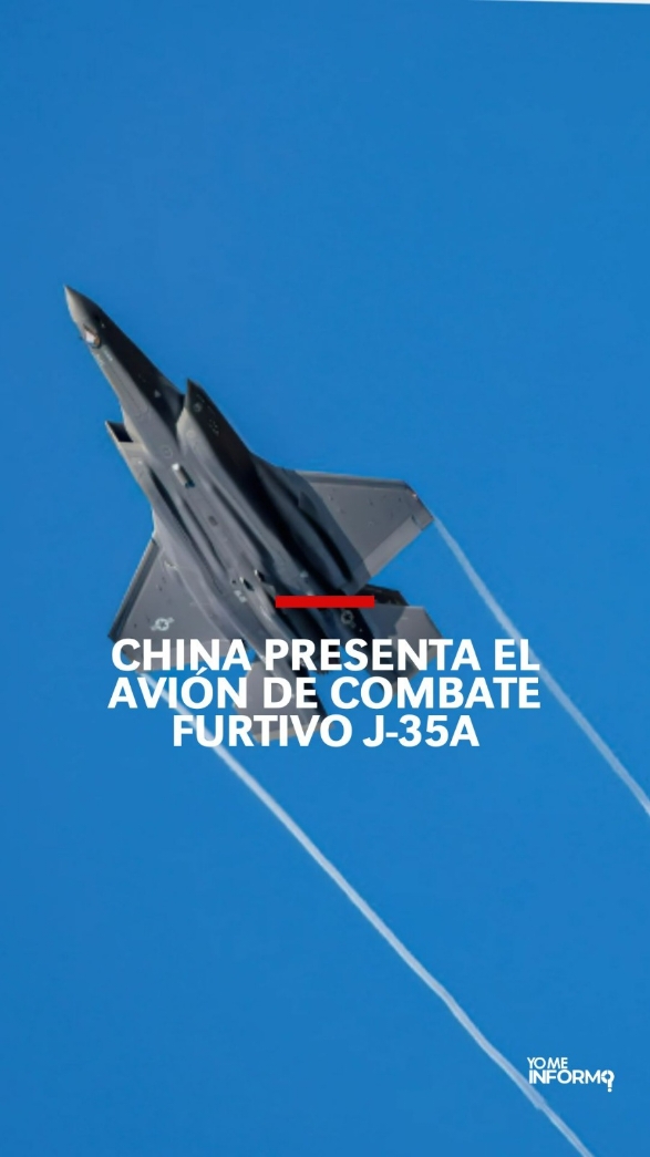 En una demostración de poderío militar y #tecnológico, China presentó su nuevo #caza furtivo J-35A, ✈ posicionándose como uno de los dos únicos países, junto con #Estados Unidos, capaces de producir múltiples series de aviones de combate de última #generación.