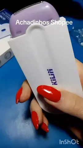 Chega de sentir dor com cera, alergia ao Prestobarba chegou o Depilador elétrico mini  portátil e recarregável  seguro,suave para todos os tipos de pelos. gostou ? curta e comenta 