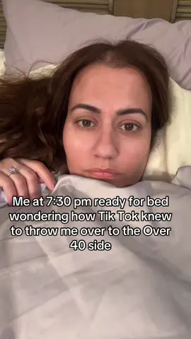 What do you think gave it away? 😂 #humor #proudtobeintheover40club #earlybedtime #over40club 