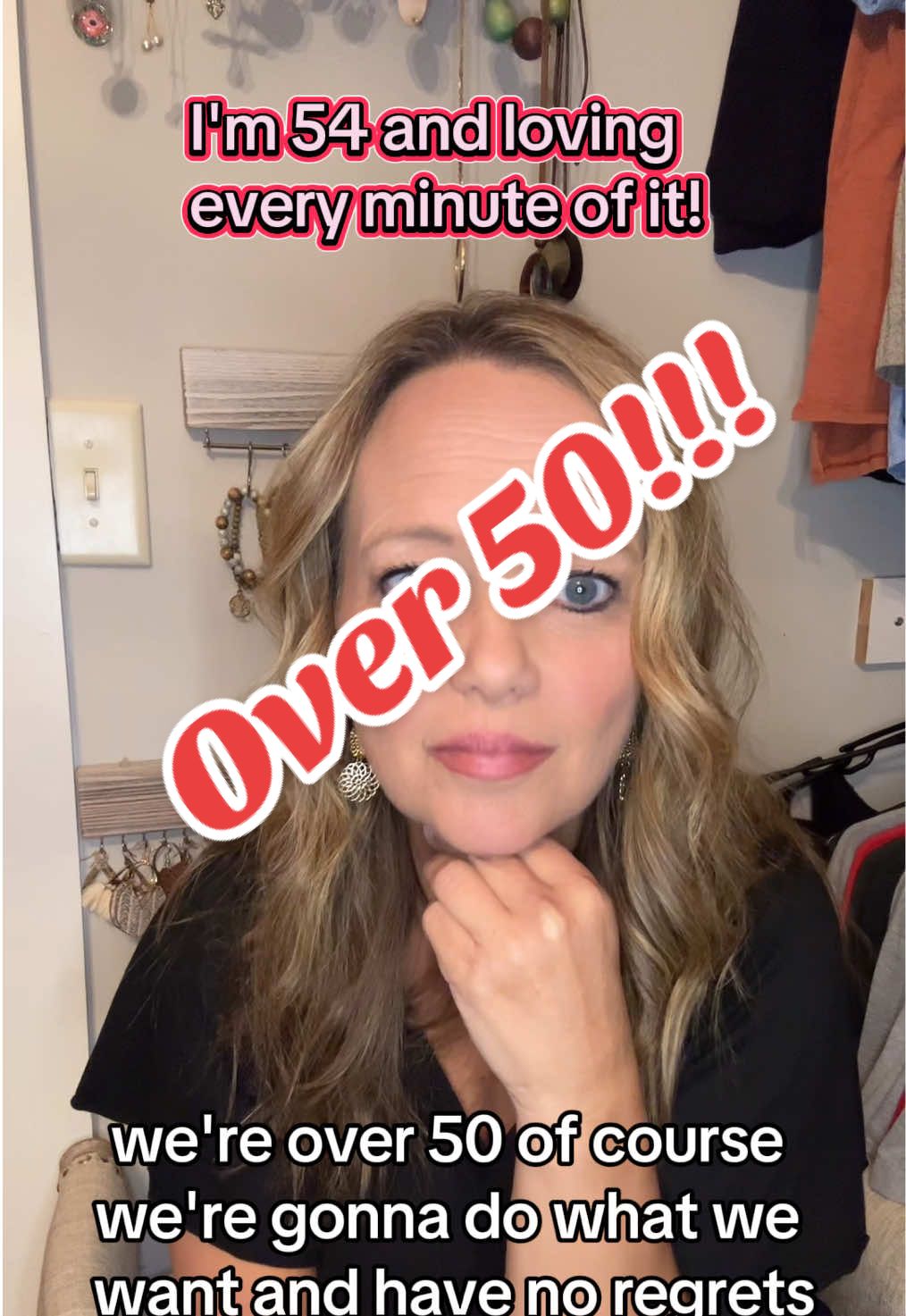I'm 54 and loving every minute of it!  #50 #over50 #50andfabulous #over50andfabulous #womenover50 #womenover50ontiktok #over50club #fyp #40andover #40andoverclub #over40andfabulous #genxwomen 