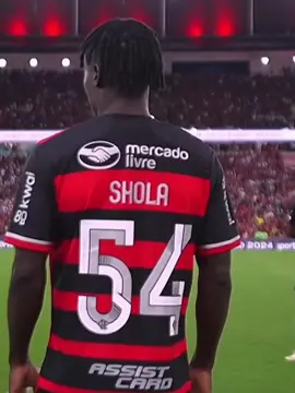 primeira partida de Shola pelo Flamengo ❤️🖤