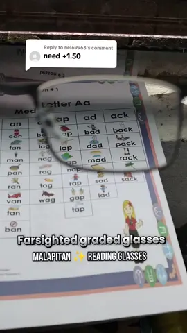 Replying to @nel69963 Graded glasses para sa farsighted/malapitan #eyeglasses #gradedglasses #glasses #readingglasses #farsightedness #graded 