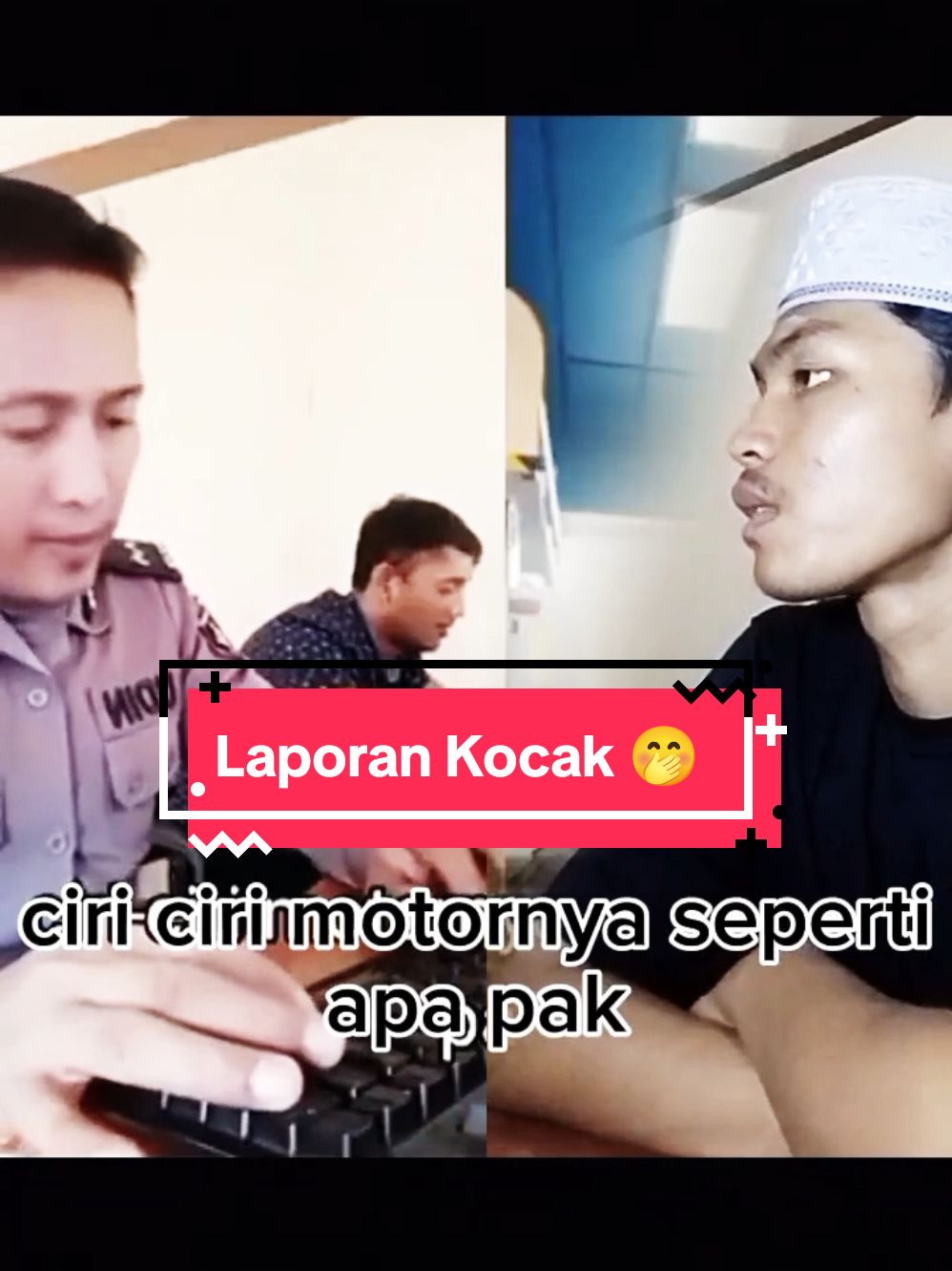 Laporan Kocak #kocak #joke #lucu #polisi 