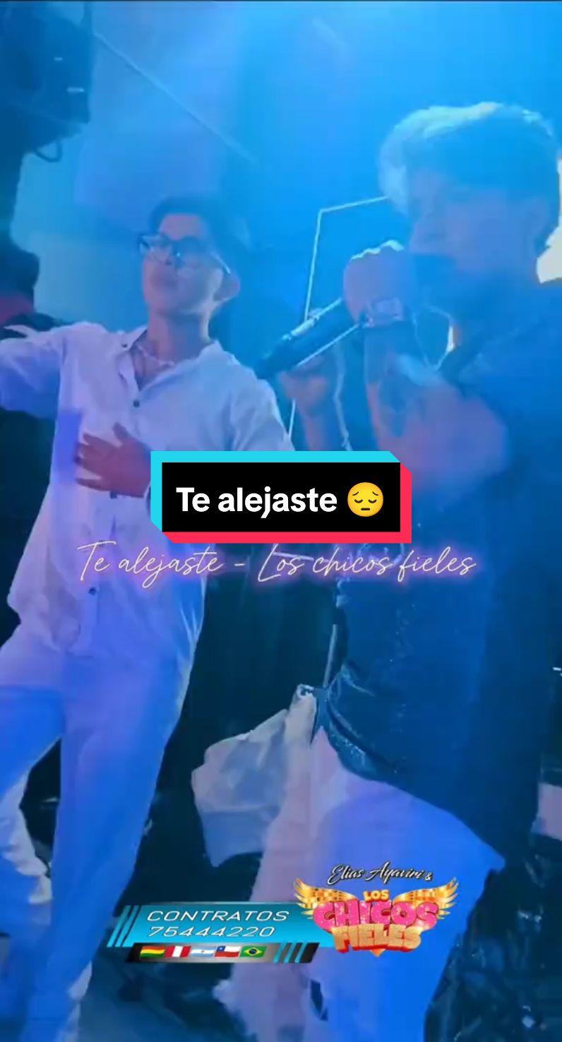 TE ALEJASTE - LOS CHICOS FIELES  #eliasayaviri #elianrivera #cumbiasureña #🇧🇴🇨🇱🇦🇷🇦🇹🇧🇷  PA QUE CARAJOS  ME AMASTE, SI DESPUÉS TÚ TE ALEJASTE  MI CORAZÓN HECHO PEDAZOS, TU LO DEJASTE... LOS CHICOS FIELES ❤️🇧🇴