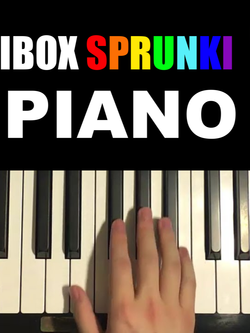 Incredbox Sprunki Sounds on Piano