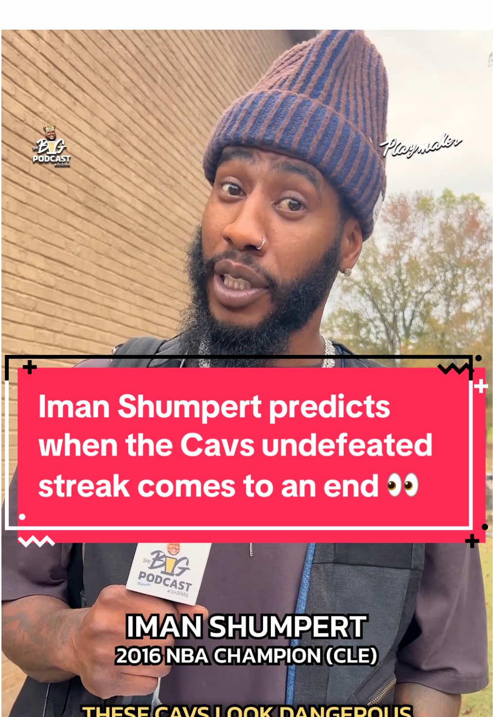 Iman Shumpert predicts when the Cavs undefeated streak comes to an end 👀  Don’t miss our new episode ft. iman Shumpert dropping MONDAY! 🔥 #clevelandcavaliers #cavs #donovanmitchell #dariusgarland #cleveland #NBA #fyp #imanshumpert 