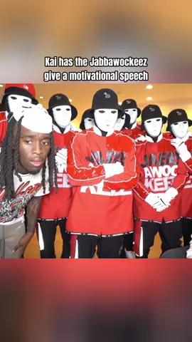 Nah this might be the best speech 🔥 #kaicenat #jabbawockeez #fyp 