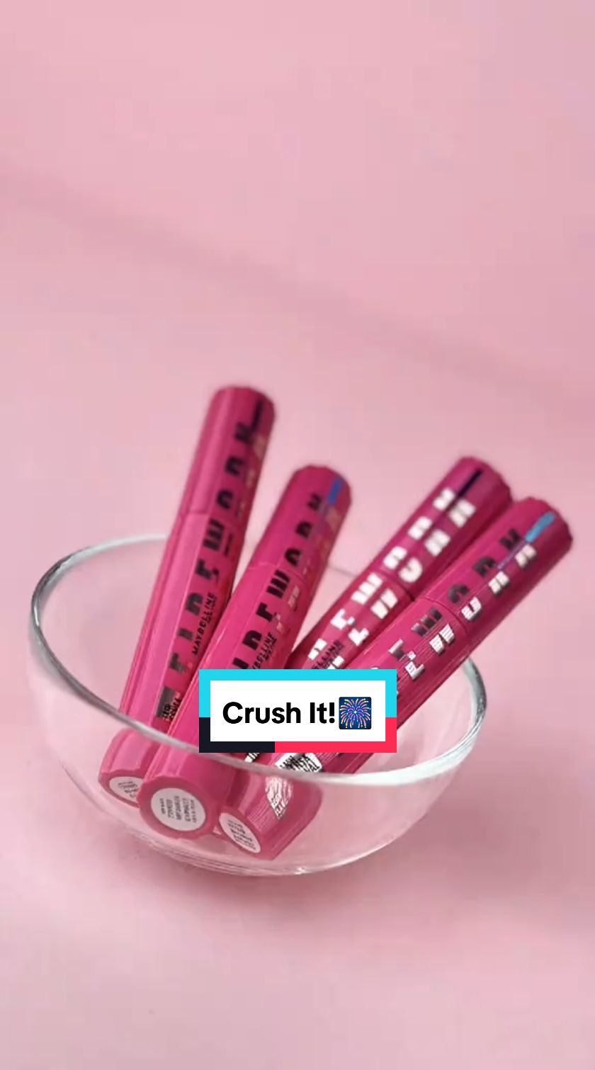 Not your typical mascara moment—Firework Mascara takes the crush test! 🎇💖 #maybelline #maybellinemy #maybellinemalaysia #maybellinefireworkmascara