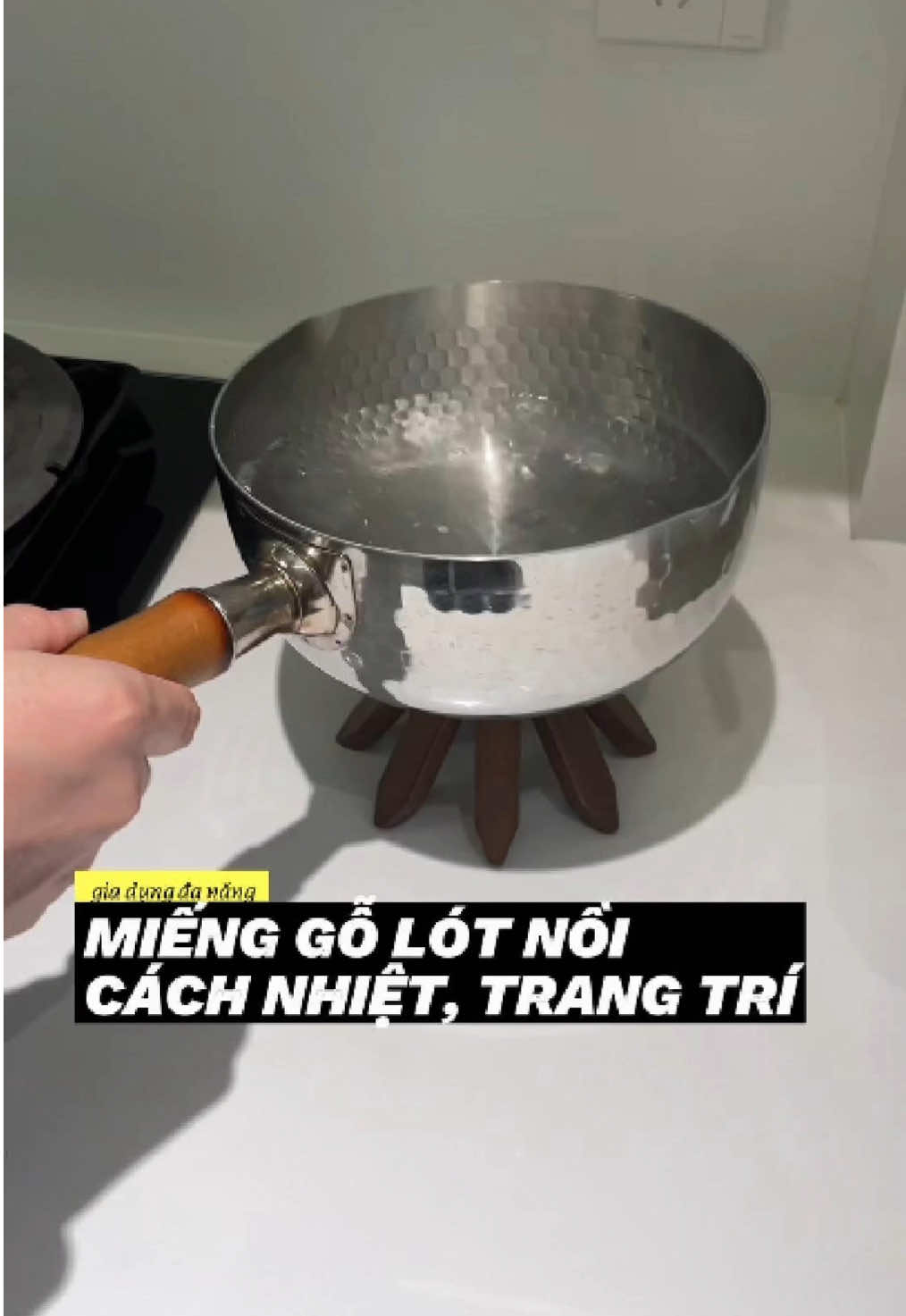 Miếng gỗ lót nồi cách nhiệt, trang trí dạng cây #giadungtienich #giadungthongminh #giadungbep #giadung #yeubep #nghiennha #yeubepnghiennha #nhaxinh #bepam #nhasach #bepxinh #nhadep 