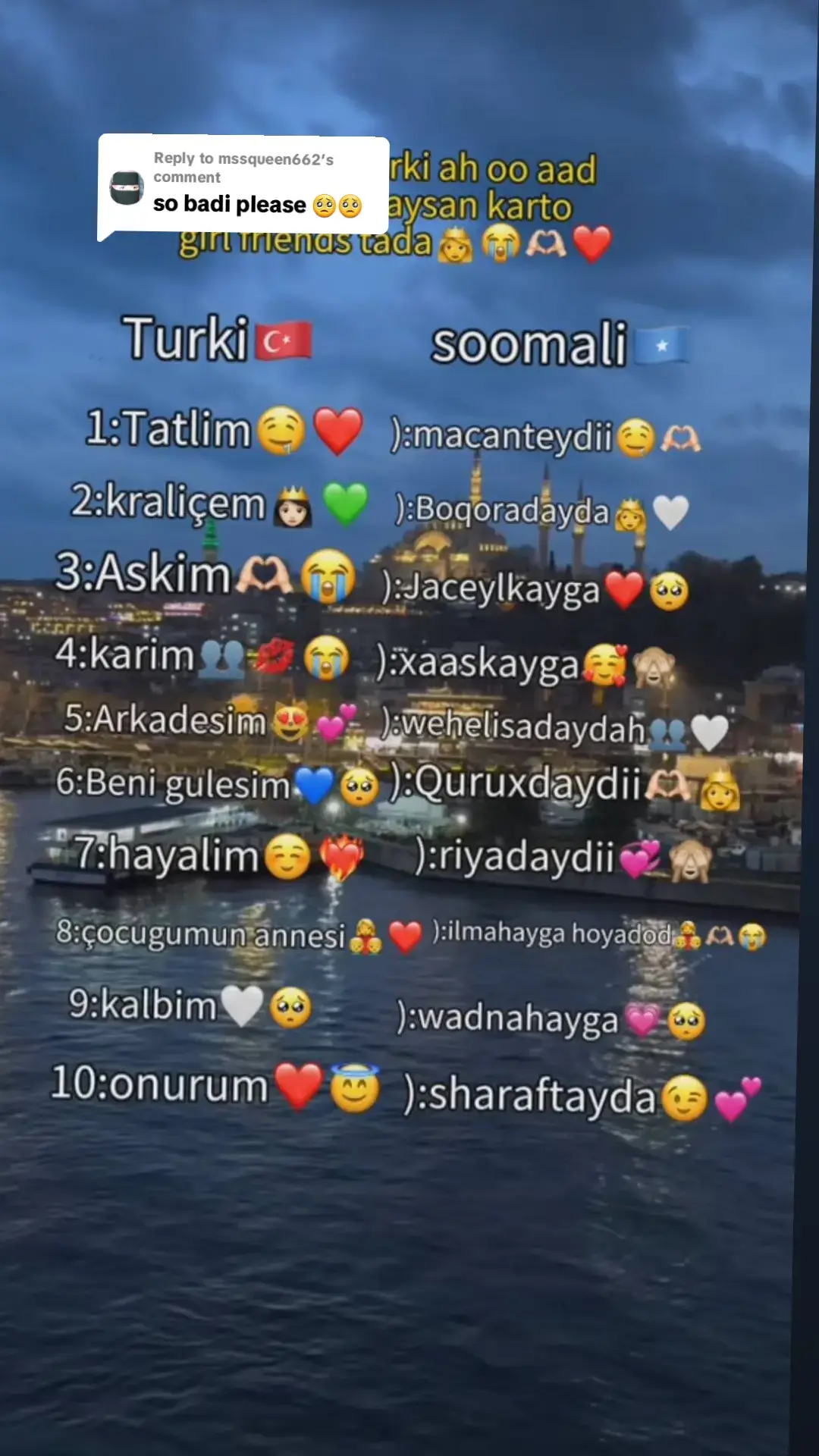 Replying to @mssqueen662 #somalitiktok2023🇸🇴🇸🇴😍❤️ #jawi_bila🌊❤️🌴 #somali🇸🇴 #sonalilandtiktok💚🤍❤🦾 #videoviral #jawi_bila🌊❤️🌴 #somalitiktok2023 #funnyy #editvidio #💋 #🎀🌴💞 #virel #somali🇸🇴 