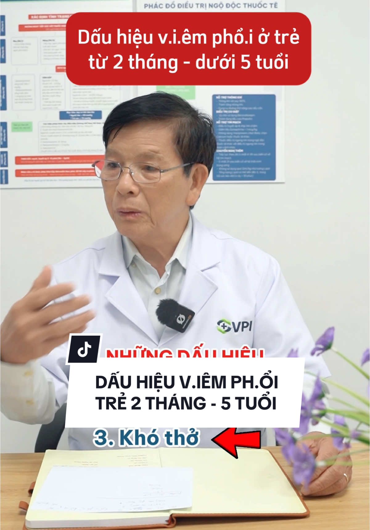 Dấu hiệu vi.ê.m p.h.ổi ở trẻ 2 tháng đến dưới 5 tuổi #bacsinhikhoa #suckhoe #pgsnguyenvanbang #viemphoi 