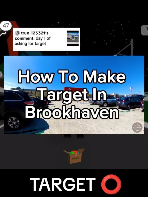 Part 58 | @true_123321  How to Make Target in Brookhaven #Brookhaven #longervideos #danielthebuilder👷 #fypシ゚viral #fyp #fy #✓ 