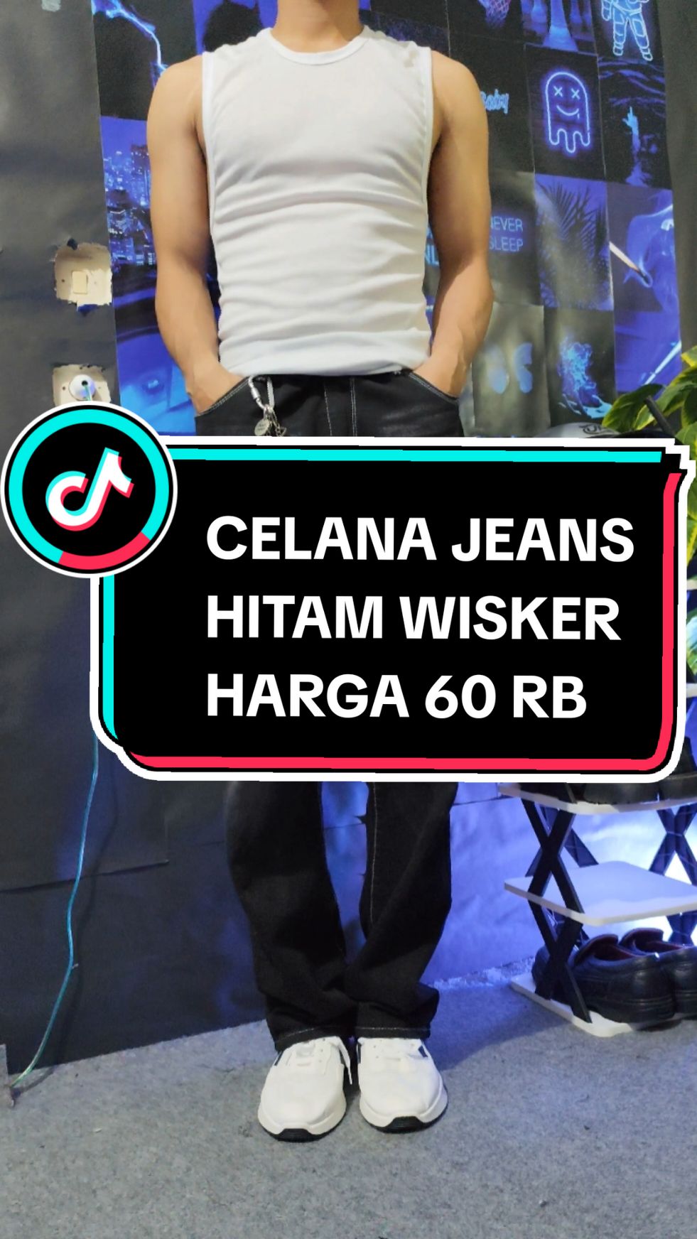 celana sekeren ini cuman 60 rb 😲, buruanceka keranjang !! #celanajeans #celanapanjang #celanapria #celanagombrong #celanaskena #celanamurah 