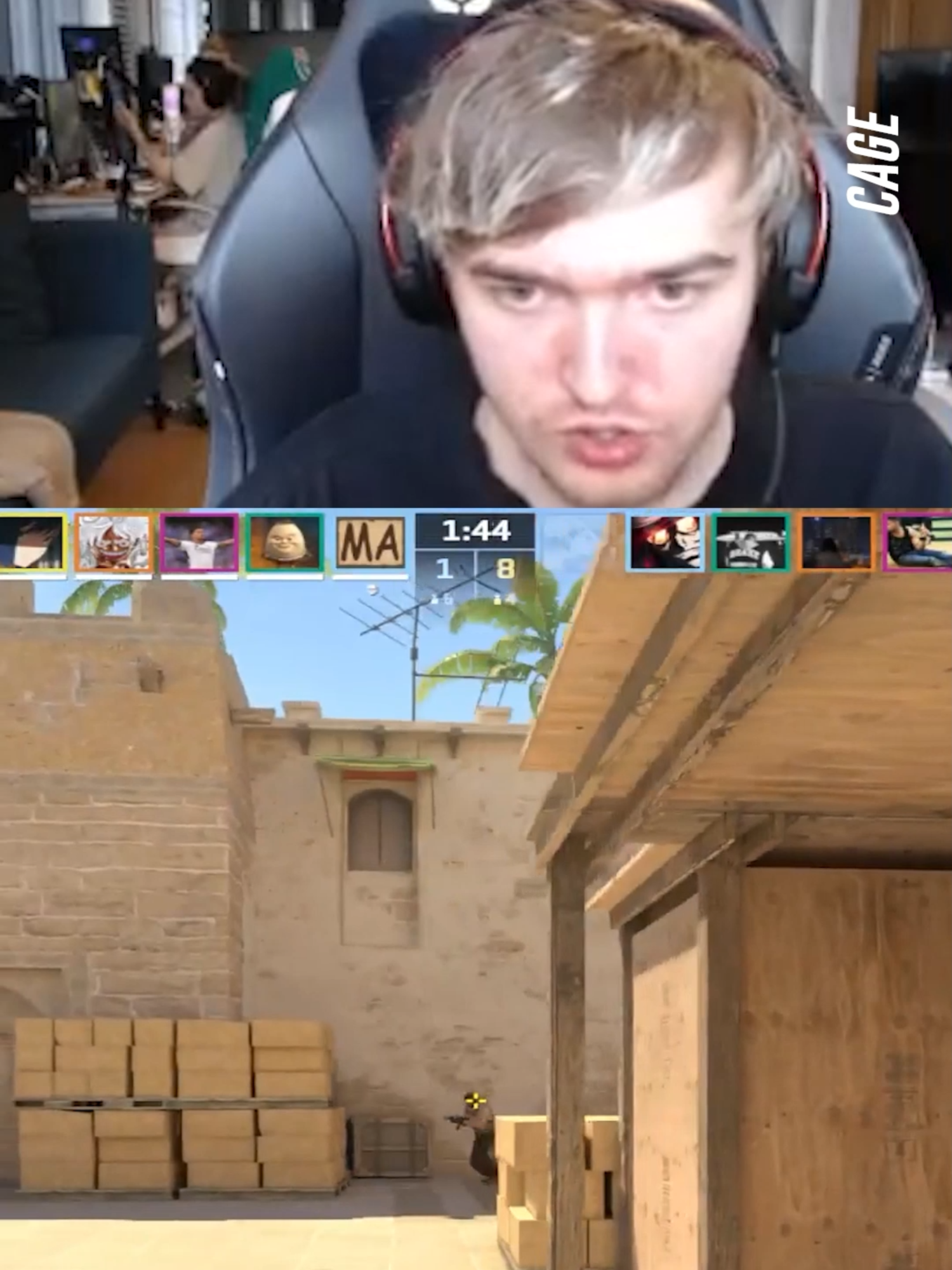 nafany thinks he's playing VALORANT 💀 #cs2 #cs2clips #twitchclips #counterstrike #counterstrike2 #cs2moments