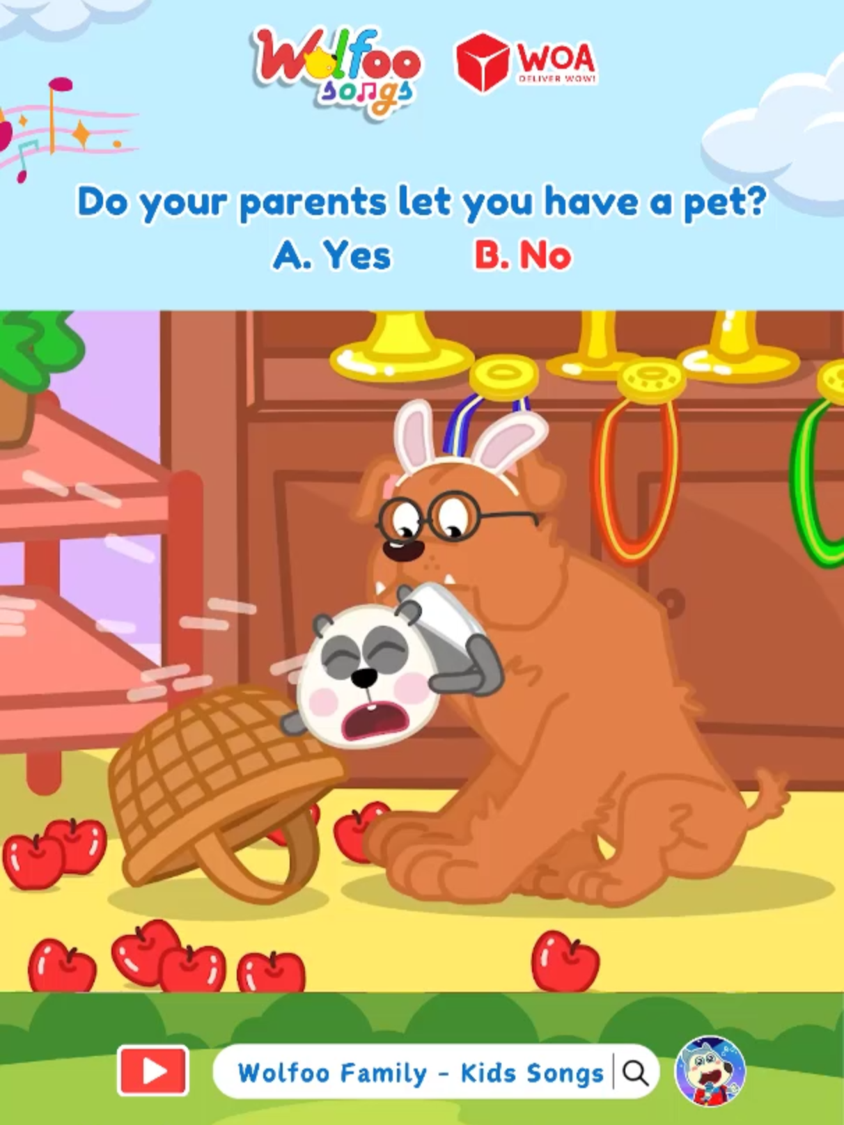 My Pet, My Buddy #wolfoofamily #cartoonforkids #NurseryRhymes #kidssongs #babysongs #mcn