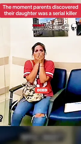 The moment parents discovered their daughter was a serial killer#cops #police #crime #crimetok #fyp #father #mother #daughter 