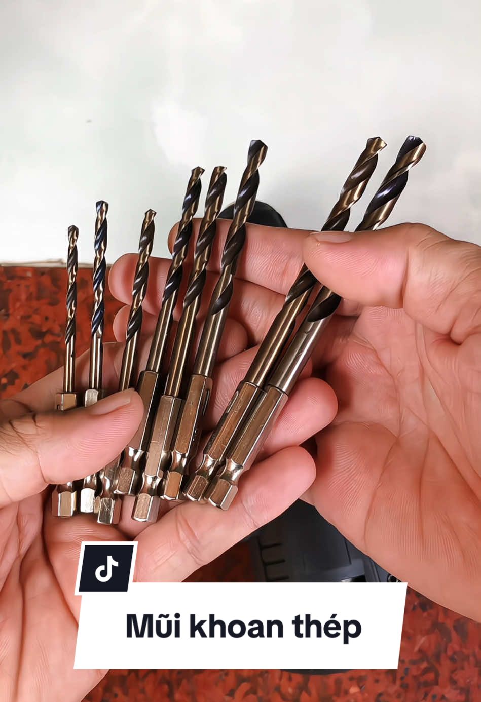 Bộ mũi khoan thép tốc độ cao chân lục giác cứng cáp. #muikhoan #muikhoanthep #bomuikhoantheptocdocao 