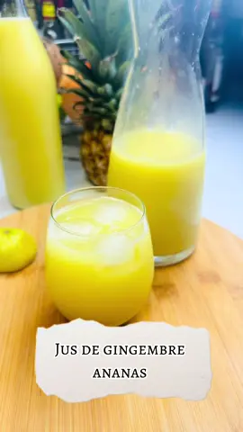 Gingembre, ananas, citron et miel ! Jus 💯% naturel #242congobrazzaville🇨🇬🇨🇬🇨🇬 #cuisine #cookwithme 
