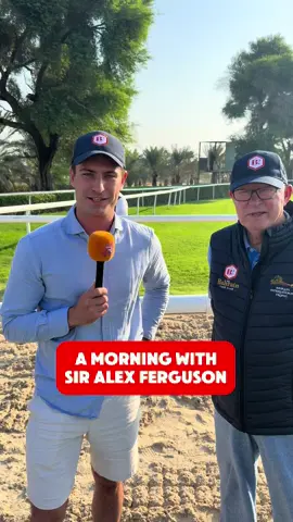 Always special to speak to Sir Alex Ferguson in Bahrain ahead of Spirit Dancer’s defence of The Bahrain International Trophy 🏆 🇧🇭 #Raceday #RacedayinBahrain #BahrainInternationalTrophy 