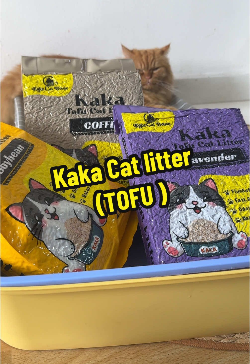 Best kaka cat Tofu ni. Setakat saya pakai 4 harini. Bau dah kurang! Memang premium. Kalau korang nak cuba boleh check kat trolley oren!  #kakacatlitter #tofu #catlitter #tofumurah #tofupremium #kucing #cat 