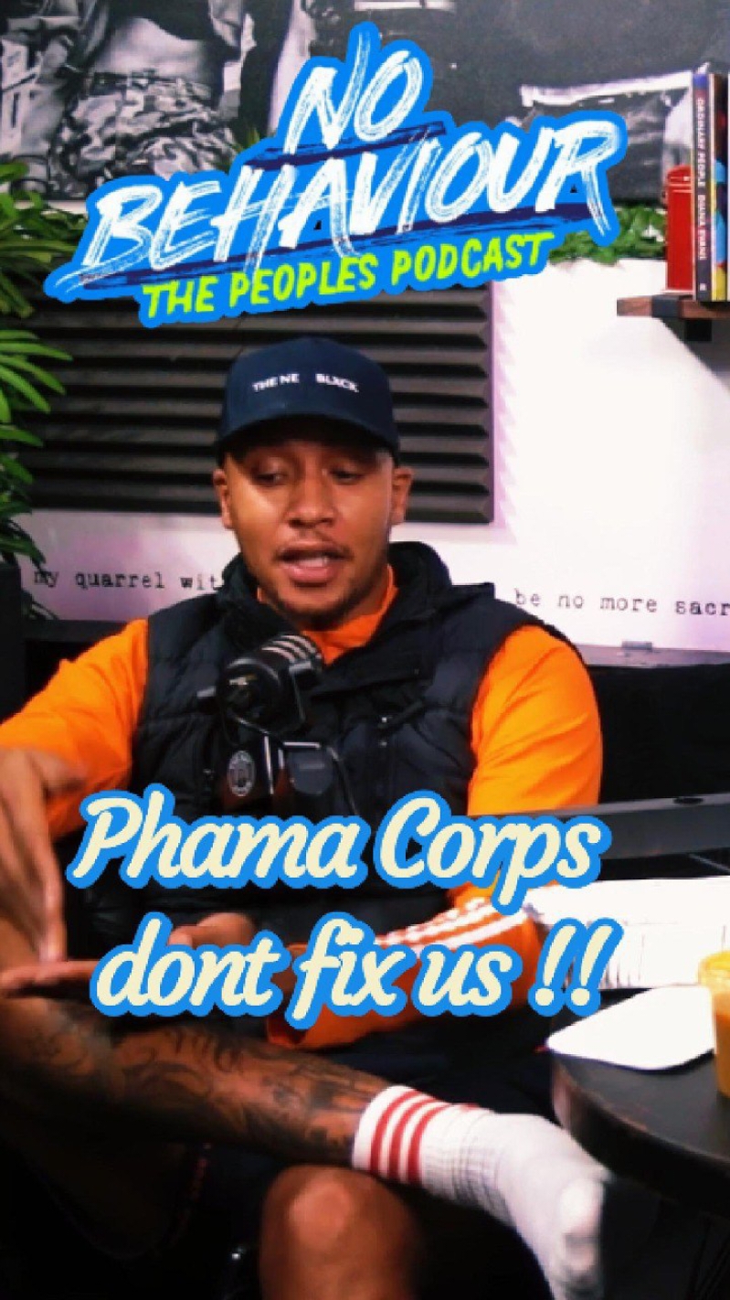 Big pharmacy don't help us  #nobehaviourpodcast #nobehaviour #London 