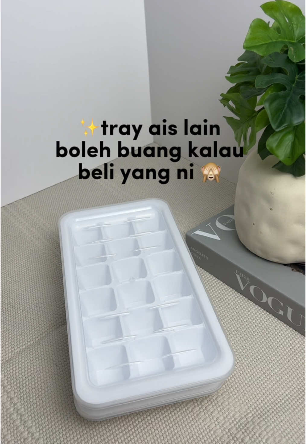 Oklah kita spill sikit ice tray best di abad ini setelah lebih 10 jenis bekas ais kak Jaja cuba. Yang ni paling best kualiti, paling murah dan paling mudah nak buat ais. #daiso #daisomalaysia #icetray #bekasais