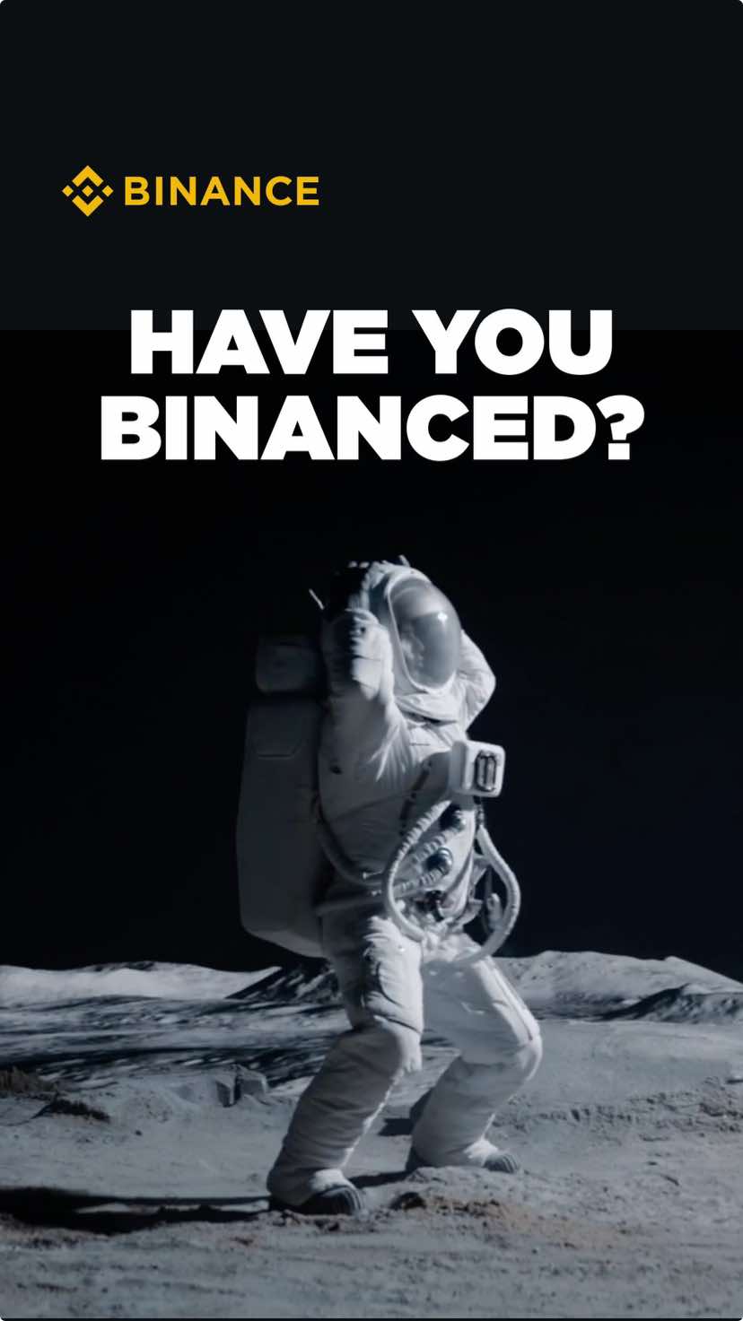 Have You Binanced?  Invite your friends and get your dancing moves ready for the moon! Discover an infinite world of possibilities with Binance. #HaveYouBinanced #Binance #Moon