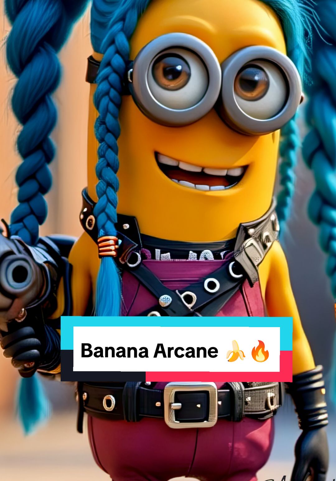 Banana Arcane😍🔥  #minion #minions #arcane  #leagueoflegends #arcaneleagueoflegends  #aivideo #aianimation #aiartist 