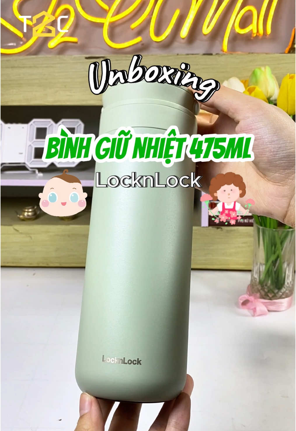 Unboxing chiếc Bình Giữ Nhiệt LocknLock mà có võ, khả năng giữ nhiệt siêu đỉnh nhé mọi người ơiiii 🥰😍 #xuhuong #binhgiunhiet #binhgiunhietlocknlock #locknlock #t2cmall #t2cmalllocknlockchinhhang 