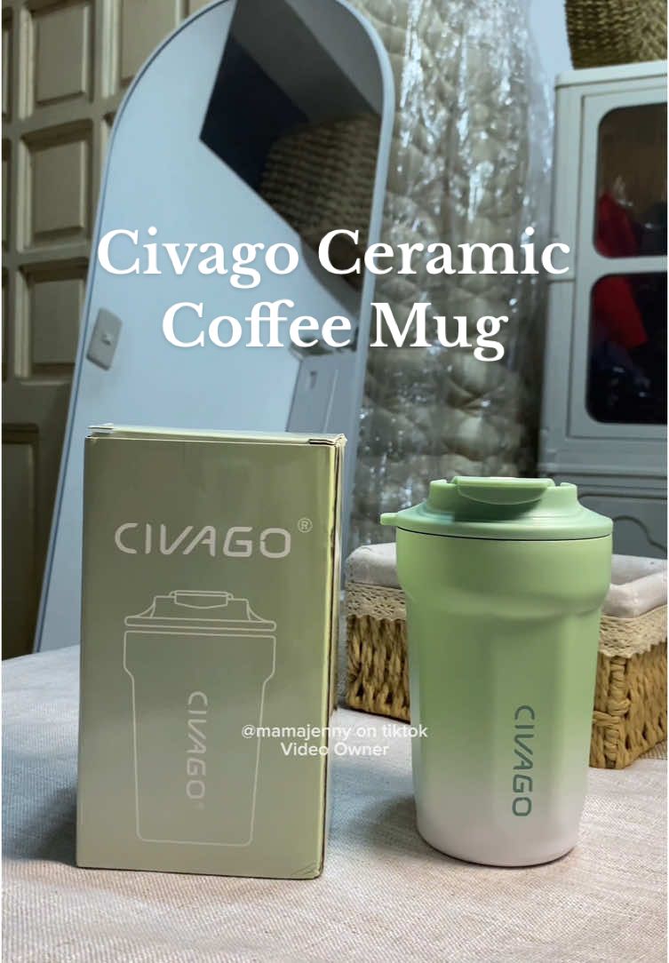 Ceramic coating na coffee mug?bago ‘to ah! Di na magbabago ang lasa ng inalalagay mo dito. 🤭💕 #24hcivago #civago #civagoph #civagocoffeemug 