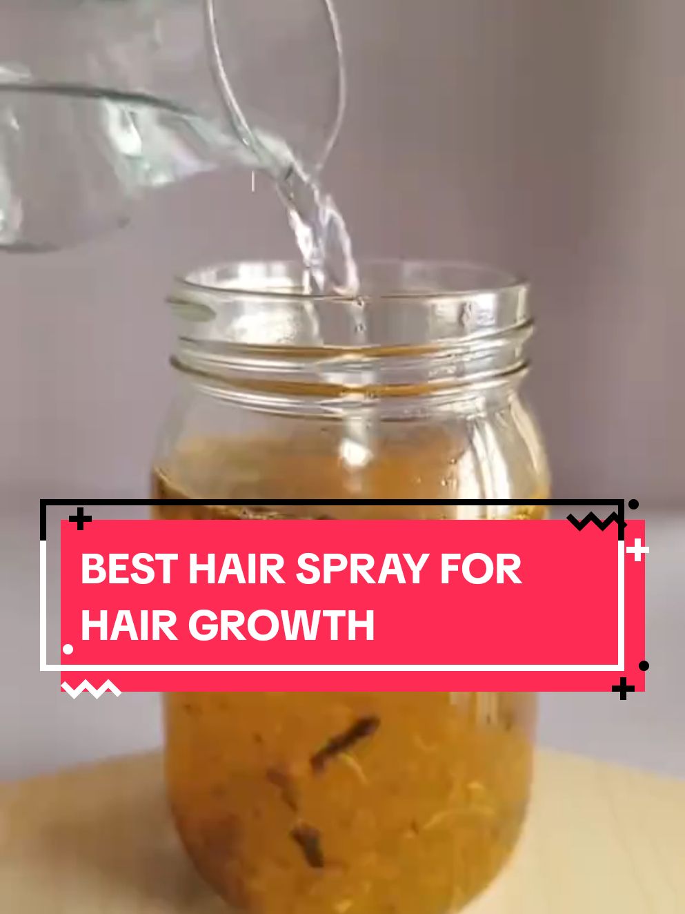 How to make hair spray for hair growth. #hair #hairgrowth #hairloss #hairspray #naturalremedy #naturalrecipes 