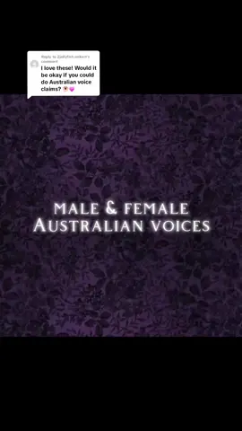 Replying to @2jellyfish.unkwn aussies are my worst enemies #voiceclaims #voiceclaimideas #oc #ocvoiceclaim #ocs #masculine #feminine #yay 
