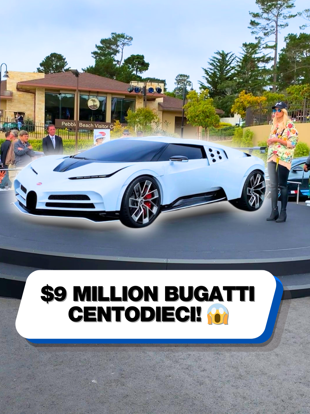 You need to own a Chiron & a Divo to even buy this $9M Bugatti Centodieci! 🤑 #bugatti #centodieci #bugatticentodieci #hypercar #rarecars #supercar #cartok #ronaldo #luxurycars #luxury #pebblebeach #carshow #expensivecar #supercarblondie