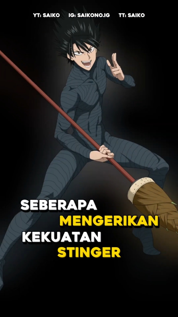 Seberapa Kuat Stinger Di Anime One Punch Man 🥵 #animeonepunchman #animecharacters #animelover 