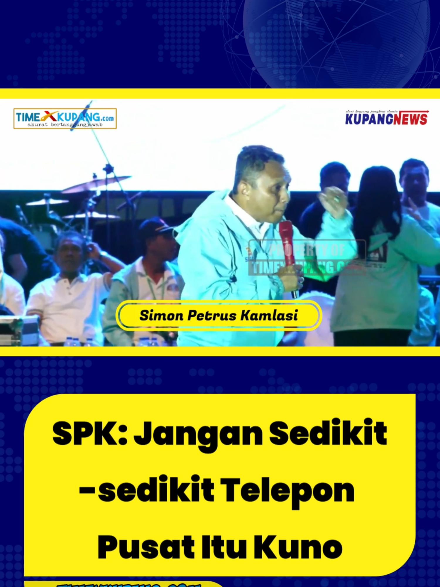 SPK: Jangan Sedikit-sedikit Telepon Pusat Itu Kuno #pilkada #cawagub #ntt #pilkada2024