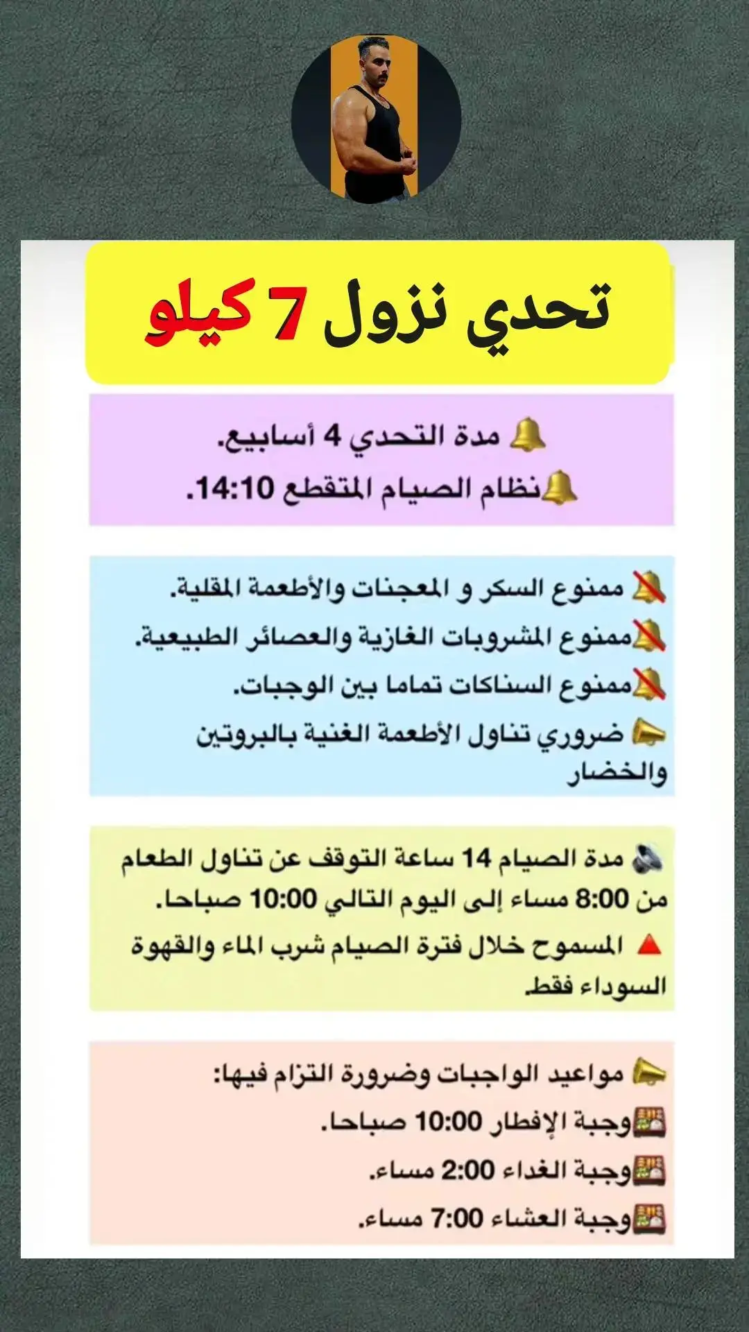 تحدي نزول 7 كيلو #كوتش_شريف #كارب_سايكل #كيتو #زيادة_الوزن_بطريقة_صحية #دايت_صحي #خسارة_الوزن #دايت_صحي #اكل_صحي #حرق_دهون_البطن #سعرات_حراريه 