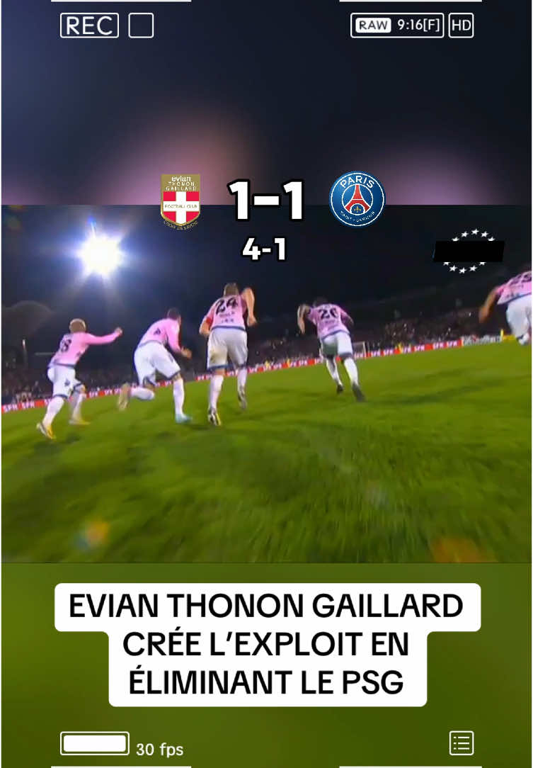 Evian Thonon Gaillard vs PSG #parissaintgermain #psg #parissaintgermain🇫🇷 #evianthonogaillard #coupedefrance #pastore 