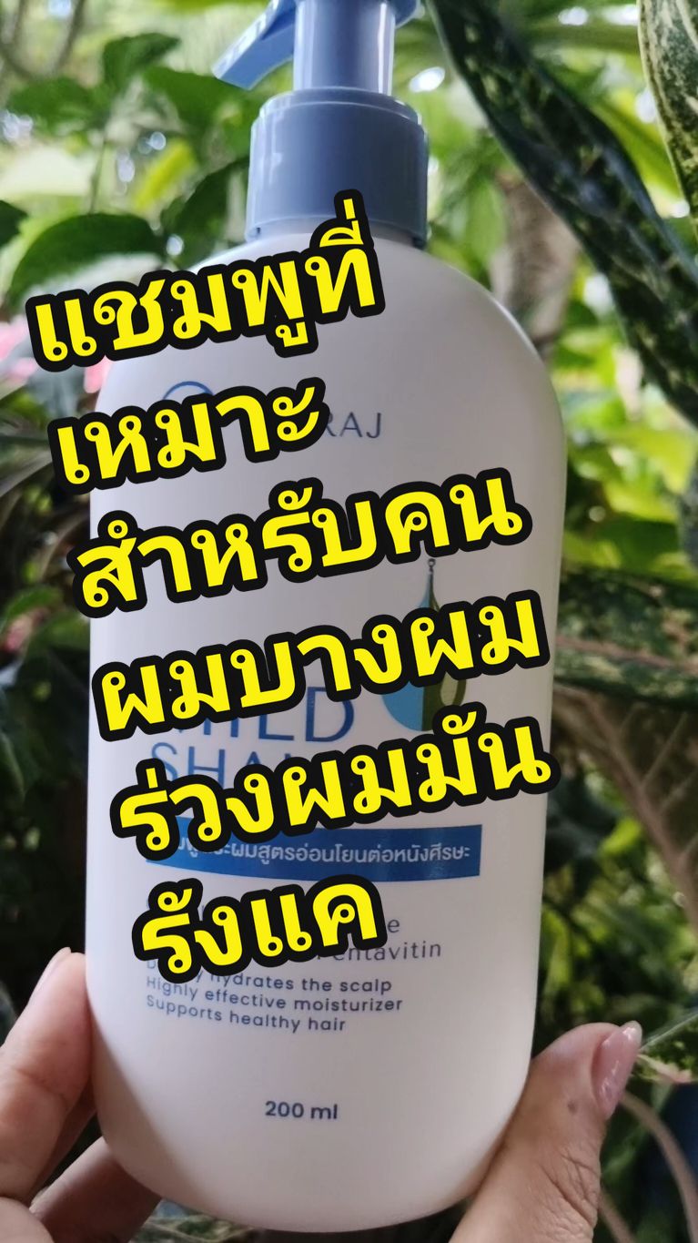 Mild Shampoo  แชมพูสำหรับคนที่มีปัญหาผมบาง ผมร่วง ผมมัน รังแคเยอะ บำรุงเส้นผมให้แข็งแรง อ่อนโยนต่อหนังศีรษะ ปราศจากซิลิโคน ออกแบบมาเพื่อชำระล้างสิ่งสกปรกและความมัน ส่วนเกินจากเส้นผมและหนังศีรษะ ผสานคุณค่า Vitamin B3, Pentavitin และ Arginine ช่วยดูแล เส้นผมและหนังศีรษะให้ชุ่มชื่น เมื่อใช้เป็นประจำอย่าง ต่อเนื่อง #mildshampoo #แชมพูดูแลหนังศีรษะ #แชมพูลดผมร่วงผมบาง #siriraj #TikTokShop #TikTokครีเอเตอร์ #รีวิวบิวตี้ #ใช้ดีบอกต่อ #ของดีบอกต่อ #TikTokป้ายยา #bysirirat